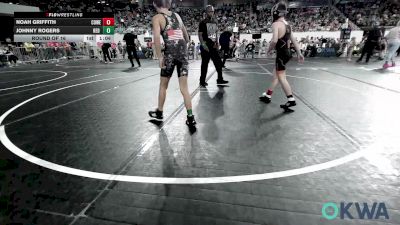 70 lbs Round Of 16 - Noah Griffith, Coweta Tiger Wrestling vs Johnny Rogers, Red Ryder Wrestling Club