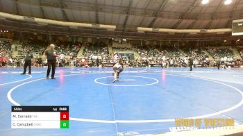 55 lbs Consi Of 8 #2 - Max Corrado, The Best Wrestler vs Chattan Campbell, CYWC