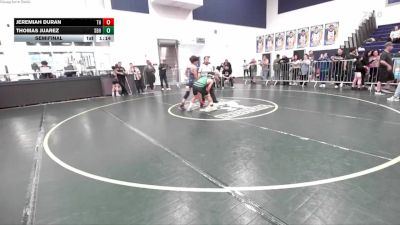 106 lbs Semifinal - Jeremiah Duran, Rough House vs Thomas Juarez, South Bay HULKS