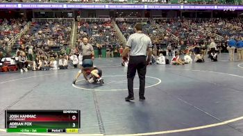 2A 126 lbs Semifinal - Adrian Fox, Chase vs Josh Hammac, Mt Pleasant