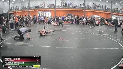 75 lbs Quarterfinal - Maximus Gonzalez, Cobra Wrestling Club vs Paxton Hughes, Dixie Hornets