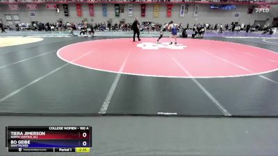 160 A Quarterfinal - Tiera Jimerson, North Central (IL) vs Bo Geibe, UNATTACHED