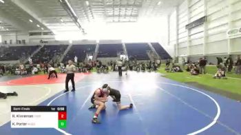 116 lbs Semifinal - Ryder Kinneman, Thorobred WC vs Kaleb Porter, Mogollon