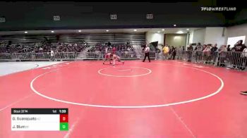 113 lbs Consi Of 32 #2 - Daniel Guanajuato, AZ vs Jackson Blum, MI