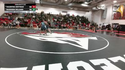 235 lbs Champ. Round 3 - Maddisen Williams, Vista Ridge vs Valentina Brittman, Vista Ridge