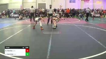 66 lbs Final - Rhoan Rambo, Legacy Elite WC vs Jaxon Sanchez, Reign WC