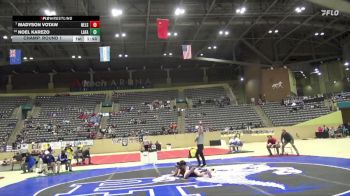 100 lbs Champ. Round 1 - Madyson Votaw, Nelson County vs Noel Karezo, Lafayette