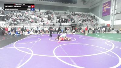 76 kg Cons. Rd Of 16 - Samaria Barnett, Pioneer Wrestling Club vs Azariah Moore, Mat-Town Wrestling Club