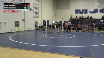 141 lbs Cons. Round 2 - Jesus Martinez, Delta College vs Nathan Guevara, Modesto College