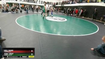 144 lbs Quarterfinal - Will Ward, Thermopolis vs Cody West, Lander Valley