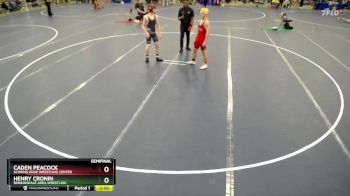 157 lbs Semifinal - Caden Peacock, Scoring Edge Wrestling Center vs Henry Cronin, Robbinsdale Area Wrestling