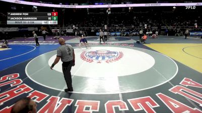 I-126 lbs Champ. Round 1 - Andrew Poh, Valley Stream North vs Jackson Harrison, Webster Schroeder