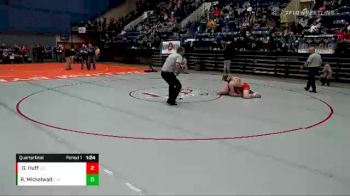 2 lbs Quarterfinal - Grayson Huff, Lee vs Ryan Mickelwait, Central (Woodstock)