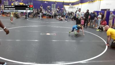 55 lbs Cons. Semi - Joel Manson, Mighty Warriors Wrestling Acad vs Jackson Nix, Tiger Wrestling