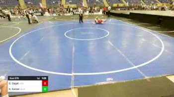 89 lbs Semifinal - Samuel (WB) Dagel, Legends Of Gold vs Knox Kaiser, Okanogan Underground