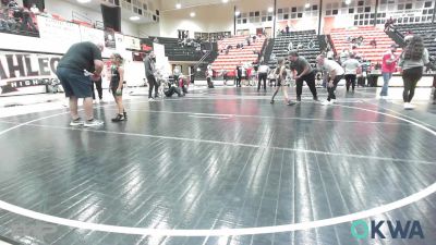 62-67 lbs Rr Rnd 4 - Emyle Thompson, HURRICANE WRESTLING ACADEMY vs Liliana Guerrero, Brushy Wrestling Club