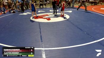 85 lbs Round 2 - Gunnar Eckenrod, Eastside United Wrestling Club vs Clayton Kennedy, Eastside United Wrestling Club