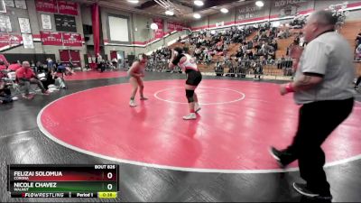 170 lbs Cons. Round 6 - Nicole Chavez, Walnut vs Felizai Solomua, Corona