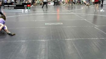 65 lbs Cons. Round 1 - Zeke **Graseck, Bay County Elite Wrestling vs Aiden Brown, Virginia Wreckin` Crew