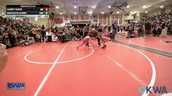 49-52 lbs Rr Rnd 3 - Lainey Davie, Salina Wrestling Club vs Gracelyn Alber, Barnsdall Youth Wrestling