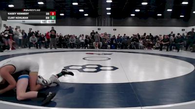 90 lbs Round 1 (6 Team) - Kasey Kennedy, Steel Valley Renegades Wrestling Club vs Clint Kohlman, Dundee Wrestling