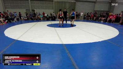100 lbs Placement Matches (16 Team) - Aini Anderson, Wisconsin vs Jaidyn Alvarado, Kansas