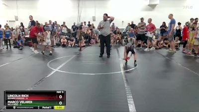 48 lbs Round 3 (6 Team) - Marco Velardi, Killa Bees vs Lincoln Rich, Quaker Maroon