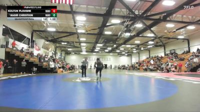 133 lbs Quarterfinal - Nasir Christion, Manchester vs Kolton Ploughe, Manchester