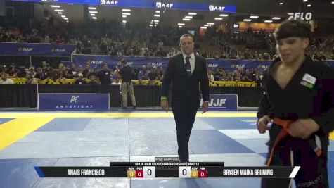 Brylen Maika Bruning vs Anais Francisco 2026 Pan Kids Jiu-Jitsu IBJJF Championship