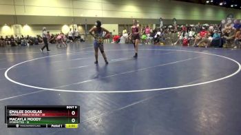 140 lbs Round 3 (8 Team) - Emalee Douglas, Charlie`s Angels-GA Blk vs Macayla Moody, Stormettes