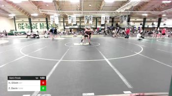 120 lbs Semifinal - Hunter Elliott, Not Affiliated vs Zachary Davis, Team Cobra