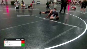 119 lbs Quarterfinal - Noah Oliva, Riverton-Williamsville Youth W vs Nicholas Aguilar, Florida