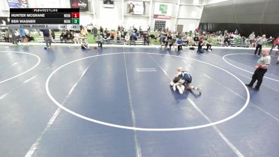 Junior Boys - 120 lbs Cons. Round 2 - Hunter McGrane, North Dakota vs Ben Wagner, North Dakota