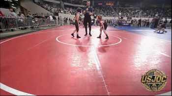 67 lbs Consi Of 8 #2 - Tristyn Andrews, Madill Takedown vs Kasen Shouse, Cowboy Wrestling Club