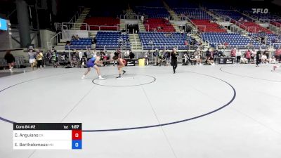 157 lbs Cons 64 #2 - Chris Anguiano, CA vs Evan Bartholomaus, MN