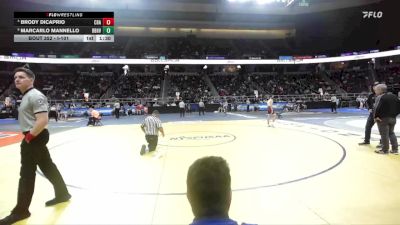 I-101 lbs Quarterfinal - Marcarlo Mannello, Briarcliff-Byram Hills-Valhalla-Westlake vs Brody Dicaprio, Christian Brothers Academy