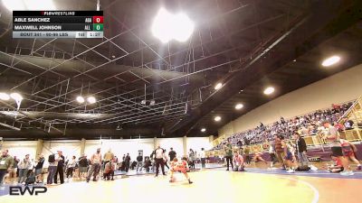 90-99 lbs Rr Rnd 5 - Able Sanchez, Aztec Grappling Academy vs Maxwell Johnson, All American Wrestling