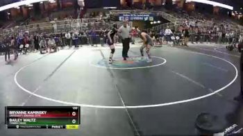 130 lbs Cons. Round 3 - Bryanne Kaminsky, University (Orange City) vs Bailey Waltz, Timber Creek