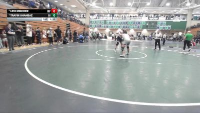 285 lbs Quarterfinal - Travin Shahbaz, Granite Hills vs Levi Mincher, Imperial