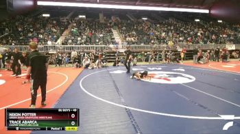 49 lbs 3rd Place Match - Nixon Potter, Green River Grapplers Wrestling vs Trace Abarca, Casper Wrestling Club