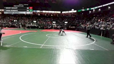 71 lbs Champ. Round 1 - Brody Bogart, MIRA vs Owen Roberts, DONA