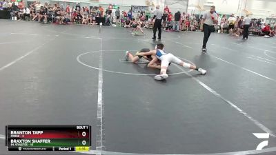 88 lbs Round 1 (4 Team) - Braxton Shaffer, 84 Athletes vs Branton Tapp, Forge