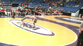 113 lbs Quarterfinals (8 Team) - Bentley Fields, Gibson City (G.C.-Melvin-Sibley) vs Karah Arnold, Lena (L.-Winslow)
