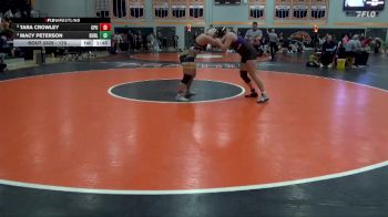 170 lbs 5th Place Match - Macy Peterson, Burlington vs Tara Crowley, Center Point-Urbana