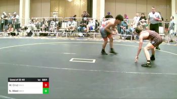 138 lbs Consi Of 32 #2 - William Cruz, Gold Rush Wr Ac vs Nolan West, Brevard FCA