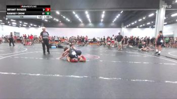 108 lbs Round 2 (4 Team) - Ramsey Crow, Well Trained vs Bryant Rogers, Team Palmetto