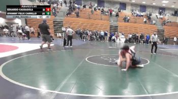 165 lbs Cons. Round 3 - Eduardo Cassasola, Dana Hills vs Jovanny Felix Carrillo, Lakeside