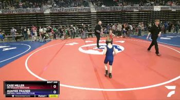 53 lbs Cons. Round 3 - Case Miller, WR Wildcats Wrestling vs Hunter Frazier, Greybull Basin Athletic Club