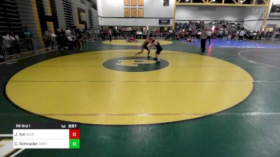 141F lbs Rr Rnd 1 - Jake Ice, Sacred Heart vs Colt Schrader, Army West Point