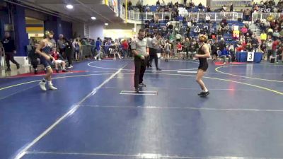 87 lbs Round Of 32 - Brynlee Gilmore, G3 vs Ryland Beattie, McGuffey